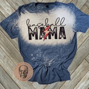 Baseball Mama Bleached Tee